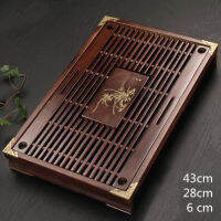 &amp;gt;&amp;gt;CW outsolid wood Tea TRAY drainage Water Storage pup DRAWER Tea Room BOARD Table Chinese TO Room ceremony toolshot