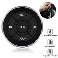 【 Cw】wireless Bluetooth-Compatible Media Steering Wheel Remote Control Mp3เครื่องเล่นเพลงสำหรับ Android IOS Smartphone Control Car Kit