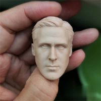 16 Scale Ryan Gosling Head Sculpt สำหรับ12นิ้ว Action Figure ตุ๊กตา Unpainted Head Sculpt No.074