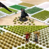 Mini Grass Tuft หญ้าประดิษฐ์ Cluster Modeling Static Grass Tuft Micro Landscape Decor จำลอง Static Building Sand DIY