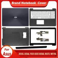 New For ASUS X555 X555L X554 F555 F555U K555 R556L LCD Back Cover Front Bezel Palmrest Bottom Case Hinges Hinge Cover Plastic