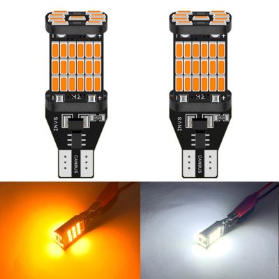 【CW】2pcs T15 T16 W16W Led LED Canbus Car Backup Reserve Lights Bulb Tail Lamp For BMW AUDI FORD KIA LADA White Amber Red ice blue