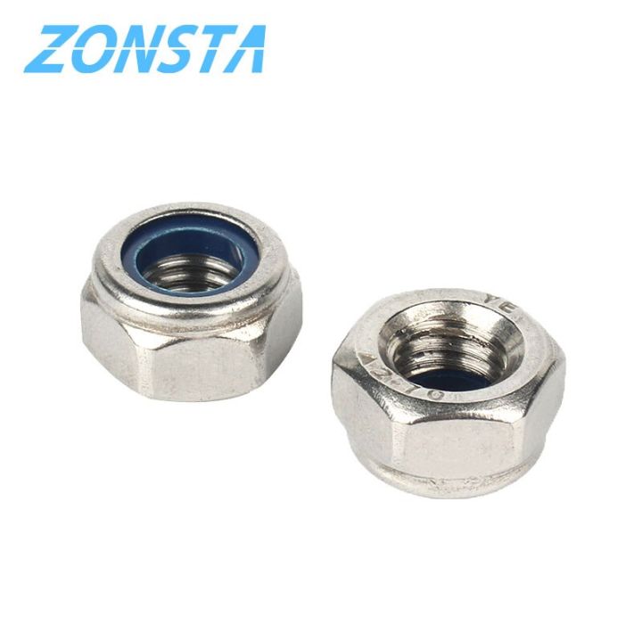 nylon-lock-nuts-m2-m2-5-m3-m4-m5-m6-m8-m10-m12-m14-m16-m20-304-stainless-steel-hexagon-anti-slip-automatic-lock-nut-din985-nails-screws-fasteners