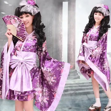 Anime Girl Kimono Wear Vector Set Stock Vector Royalty Free 1589629366   Shutterstock