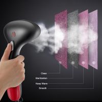 ■☌❀ Portable Clothes Steamer Handheld Garment Steamer Electric Iron for Home Travelling 1500W Powerful Fabric Steam Generator