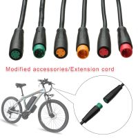 BKIJJ สายเคเบิลเสริม6สไตล์สำหรับขั้วต่อฐาน Ebike Bafang 2/3/4/5/6Pin สายขั้วต่อกันน้ำแสดงพิน