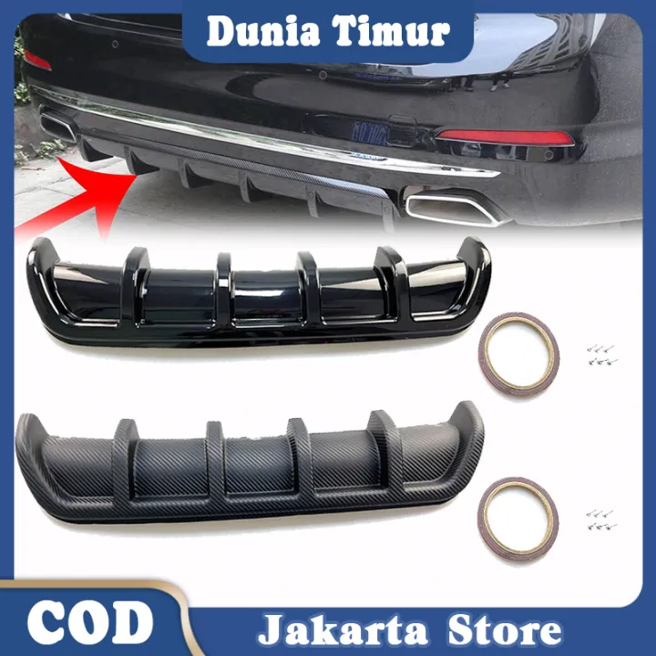 Car Rear Bumper / Bumper Belakang Mobil Carbon Universal Mudah Dipasang ...