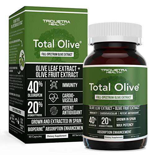 [PREORDER] Total Olive, Olive Leaf Extract (40 Oleuropein) Plus Olive Fruit Extract (20