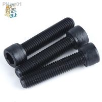 Metric Thread DIN912 M3 Black Grade 12.9 Alloy Steel Hex Socket Head Cap Screw Bolts M3x(3/4/5/6/7/8/9/10/12/14/15 50) mm