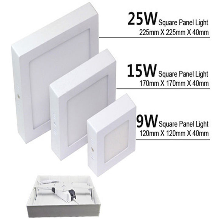 surface-led-square-ceiling-light-9w-15w-25w-led-panel-light-down-light-with-driver-ac85-265v-ac110v220v-led-indoor-light