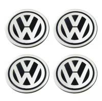 สติกเกอร์ติดดุมล้อ VOLKSWAGEN ขนาด 70mm. 1 ชุดมี 4 ชิ้น