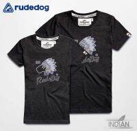 Rudedog เสื้อยืดหญิง รุ่น Indian ท็อปดำ (ราคาต่อตัว)