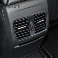 For Benz A GLA CLA Class W176 X156 C117 Carbon fiber Car styling Rear vent Air Outlet Covers Stickers Trim Accessories