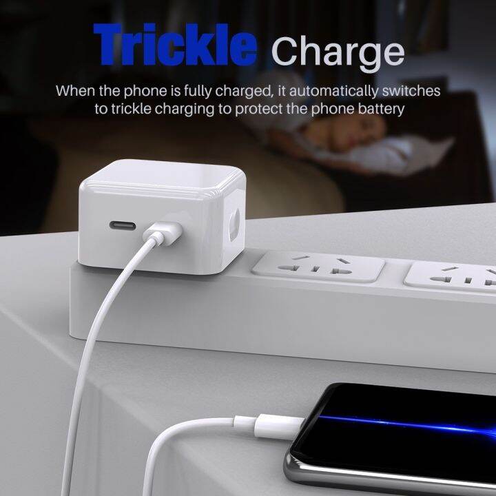 USB C Charger 50W Support Type C PD Fast Charging Portable Phone