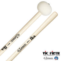 Vic Firth® ไม้กลอง MB4H ไม้กลองใหญ่มาร์ชชิ่ง หัวไม้สักหลาดแข็ง เหมาะสำหรับกลองเบสขนาด 28 – 30 นิ้ว ** Made in U.S.A. **