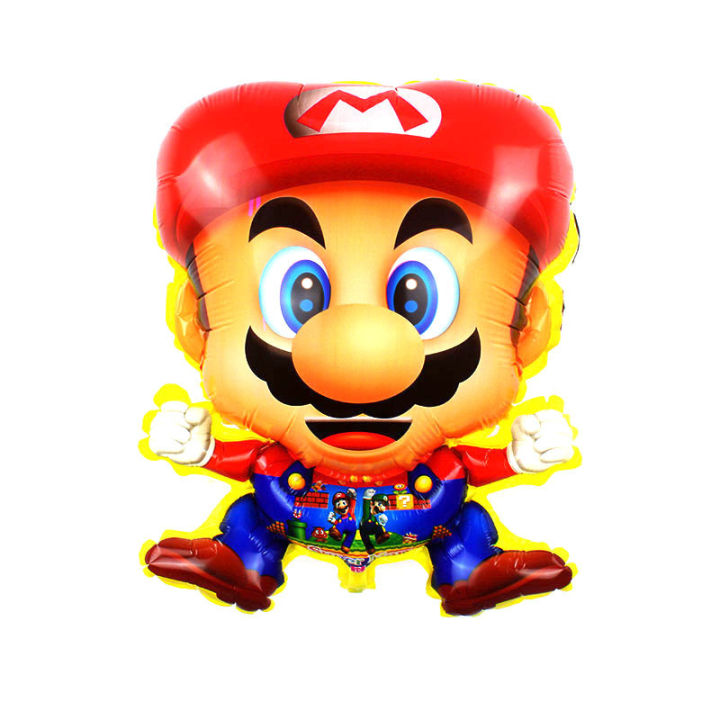 รายชื่อใหม่super-marioฟอยล์ลูกโป่งปาร์ตี้ขายส่งตกแต่งบ้านตกแต่งสถานที่kids-toysบอลลูนglobosคริสต์มาสวันเกิดและใหม่ปีของขวัญเด็ก