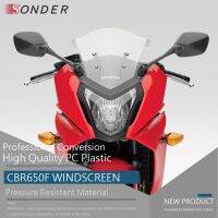 ▪♂☜กระจกบังลมแบบฟองคู่สำหรับมอเตอร์ไซค์ฮอนด้า CBR650F CBR 650 F 2014 2015 2016 2017