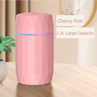 1200ML Air Humidifier Electric Ultrasonic Cool Mist Maker Fogger Purifier LED Essential Oil Aroma Diffuser Home Car Double Spray