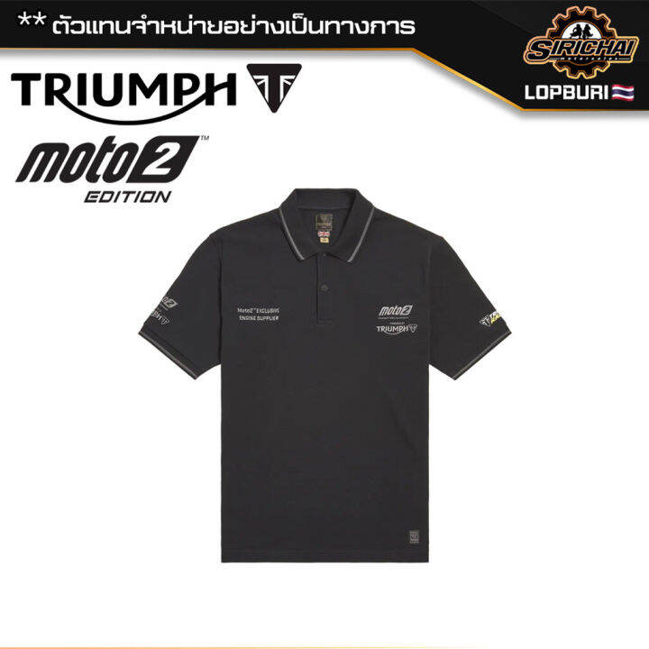 เสื้อโปโล-triumph-moto2-mpos2290-ของแท้-100-แนะนำลด-1-ไซส์จากปกติ-ไซส์ยุโรปคับ