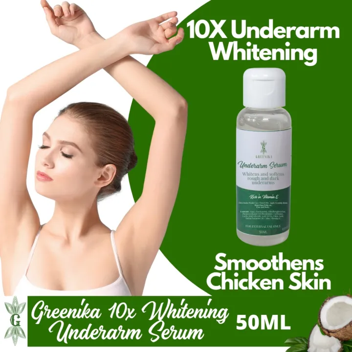 Greenika 10x Underarm Whitening Serum Lightens Armpit Chicken Skin