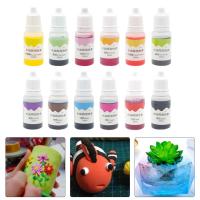 12 สีเค้กสีผสมอาหาร Pigment ชุด - อาหารเกรดของเหลวสีย้อมเบเกอรี่ไอซิ่ง Fondant ทำอาหาร DIY เค้กสบู่ทำชุดอุปกรณ์-vn4958570