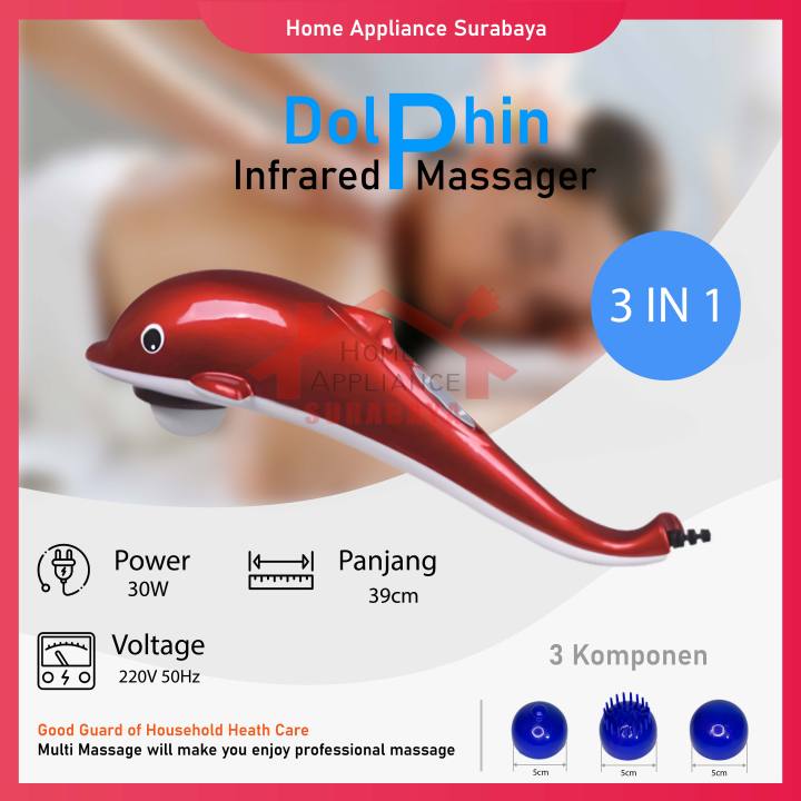 Alat Pemijat Elektrik Pijat Dolphin Massager Infrared 3 In 1 Listrik Gsf 4031 Vanstar Lazada 6482