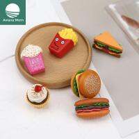 AVIANA ที่สร้างสรรค์น่ารักเฟรนช์ฟรายส์,ของหวาน,ป๊อปคอร์นของเล่นตกแต่งบอนไซของขวัญสำหรับเด็กโมเดลแฮมเบอร์เกอร์ภูมิทัศน์ขนาดเล็กเครื่องประดับเค้กอาหารจานด่วนอุปกรณ์เสริมตุ๊กตา