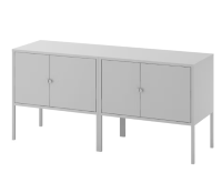 Cabinet combination, grey,120x35x57 cm.