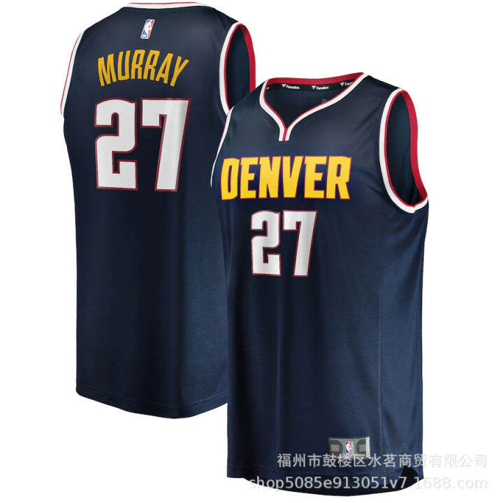 เสื้อเจอร์ซีย์บาสเก็ตบอล-nba-22-23-denver-nuggets-จาเมอเรย์สีน้ำเงิน