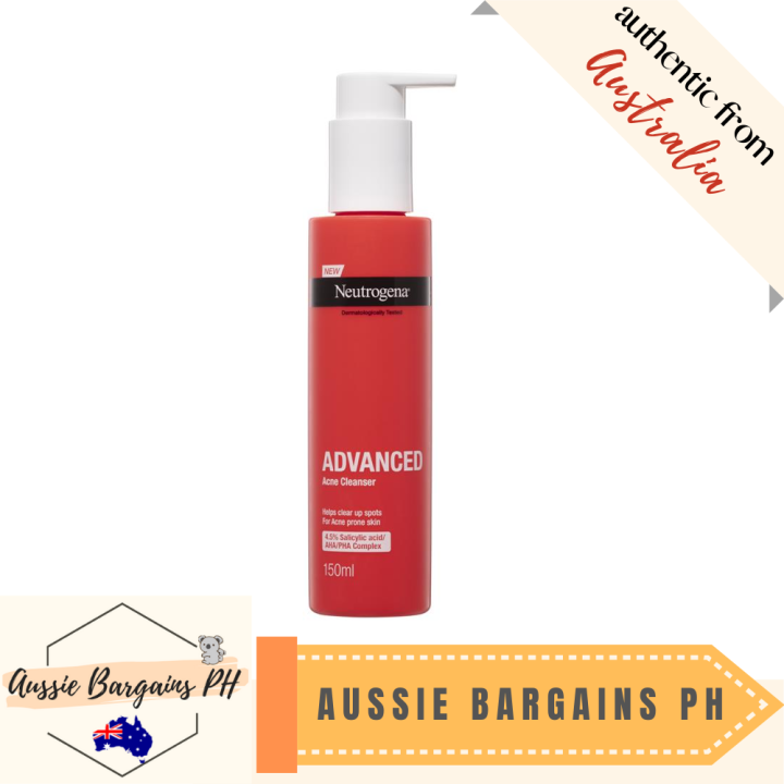 Neutrogena Advanced Acne Cleanser 150ml EXP DATE 5/2024 Lazada PH
