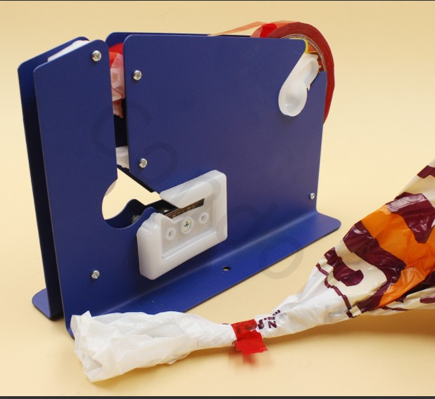 เครื่องรัดปากถุง-แท่นเทปรัดปากถุง-เครื่องรัดถุงผัก-รุ่น-k-8-สีน้ำเงิน-เครื่องรัดปากถุง-แท่นเทปรัดปากถุง