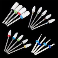 Dmoley Ceramic Nail Drill Bit For Electric Manicure Drills Carbide Tungsten Machine Milling Cutter Nail Art Equipment Accessory