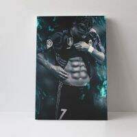 Cristiano Ronaldo 40*60 Cm สั่งทำภาพ HD ผ้าใบวาดภาพศิลปะบนผนังสำหรับภาพฝาผนังการตกแต่งบ้าน