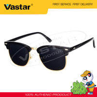 Vastar การออกแบบตราสินค้าแว่นกันแดดสำหรับผู้ชายและผู้หญิงหรูหราโลหะผู้ชายแว่นกันแดดแฟชั่นแว่นกันแดดหญิงรอบวินเทจ sunglases UV400 (กรอบสีดำสีเขียวเข้มเลนส์)