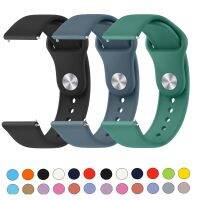 【CW】▫○  20mm 22mm watch band 5/5 pro/3/4/Classic/Active 2/Gear Silicone bracelet 2/2e/3 pro strap