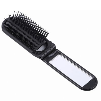 【CC】 New Size Purse Comb Hair Combs Fashion Folding With Mirror 1PC