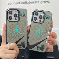 เคสโทรศัพท์เงินชุบโลหะด้วยไฟฟ้าแบรนด์ไทด์เคส IPhone 11 12 13 14 Pro Max เคสโทรศัพท์แฟชันสุดสร้างสรรค์เรืองแสงได้