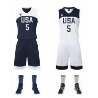 2019 American Dream Team Jersey World Cup Basketball Uniform Suit Male Customized Competition Childrens