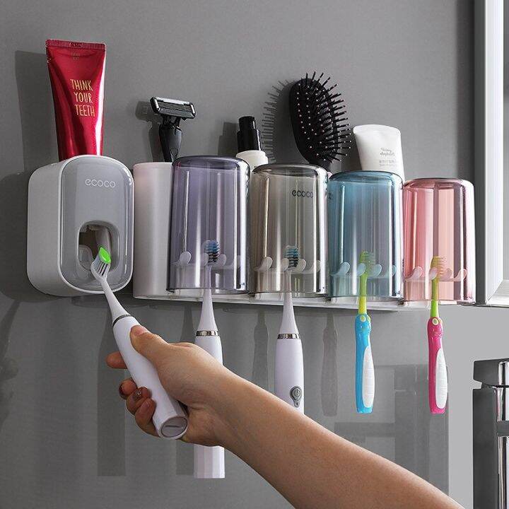 Toothbrush Holders ECOCO Bathroom Toothbrush Holder Organizer With