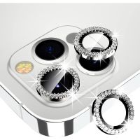 ◎❁◘ เคสโทรศัพท์มือถือกระจกนิรภัย กันรอยเลนส์กล้อง ประดับเพชร สําหรับ iPhone 11 13 Pro Max 12 Pro Max 11 Pro 12 Pro