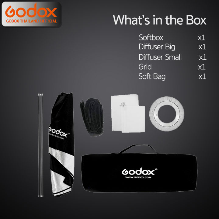 godox-softbox-sb-fw-35-160-cm-with-grid-bowen-mount-วิดีโอรีวิว-live-ถ่ายรูปติบัตร-สตูดิโอ