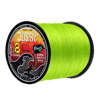 【cw】JOSBY Fishing Line 8 ided 300M 500M Goods 8X Strand Multifilament Thread Japanese Super Strong PE Carp Wire Accessories ！