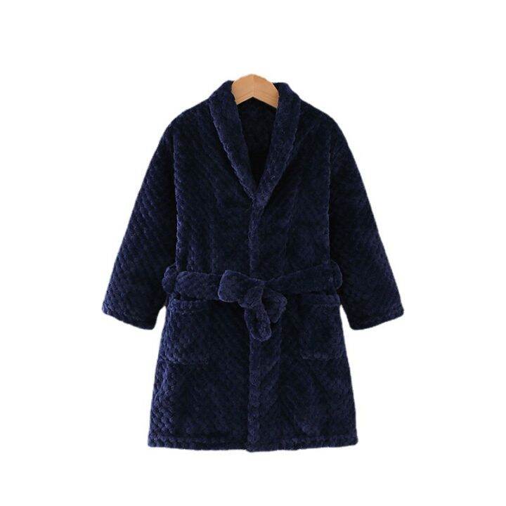 boys-girls-bathrobe-children-flannel-sleepwear-kids-robes-indoor-for-baby-mom-dad