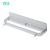 ?【Lowest price】YKS Wall-MOUNTED ห้องน้ำรองเท้าแตะ Organizer ชั้นจัดเก็บประหยัดชั้นวางรองเท้าแตะ