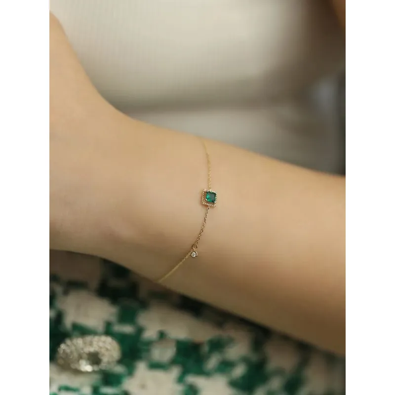Regal Emerald Beads & Diamonds Bracelet – ARAYA Fine Jewelry