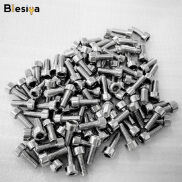 Blesiya 100 vít thép không gỉ Hex Bolt M3x8mm chất liệu hợp kim kẽm chất