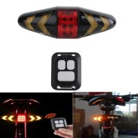 ™✧ Bicycle Taillight Tail Lamp Smart Wireless Remote Control Turn Signal Light Cycling Safety Warning Lantern Accessories