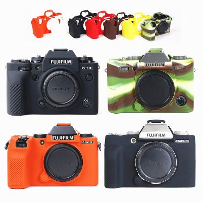 กระเป๋ากล้องเคสซิลิโคนสำหรับ Fujifilm X-S10 XS10 X-T4 X-T3 X-T200 XT4 XT3 X-T100 XT200 X-T30 II XT30 XT30II X-A7 XA7 X-T20 X-T10