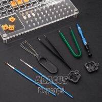 Switch Tester Opener Key Caps Tool Acrylic Lube Station Double-Deck Removal Platform Keycaps Puller Mechanical Keyboards DIY Kit