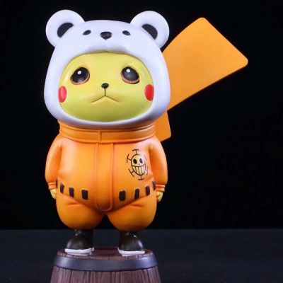 โปเกมอนอะนิเมะ Kawaii Pikachu คอสเพลย์ Roronoa Zoro ลิง D. ลูฟี่ Bepo หมีแอ็คชั่นรูปปั้น Gk คอลเลกชันของเล่นเด็ก